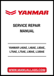 YANMAR L40AE, L48AE, L60AE, L70AE, L75AE, L90AE, L100AE INDUSTRIAL DIESEL ENGINE SERVICE REPAIR MANUAL - PDF FILE