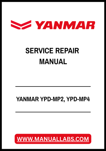 YANMAR YPD-MP2, YPD-MP4 FUEL INJECTION EQUIPMENT SERVICE REPAIR MANUAL - PDF FILE