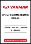 YANMAR LIGHT BOY LB446HB-1, LB446H-1 OPERATION & MAINTENANCE MANUAL - PDF FILE