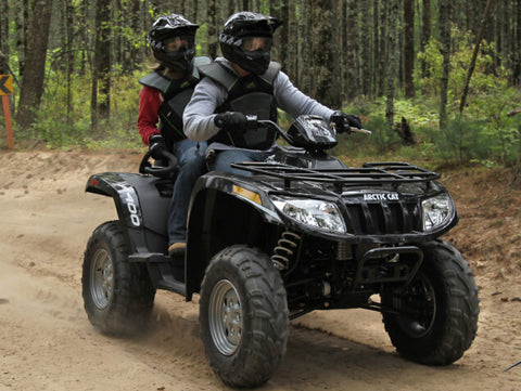 Experience the thrill of adventure with the ARCTIC 2013 CAT 400 TRV ATV, designed for those who crave the great outdoors. This robust all-terrain vehicle combines power and versatility, making it perfect for both work and play. With its reliable engine and durable construction, you can tackle any terrain with confidence.