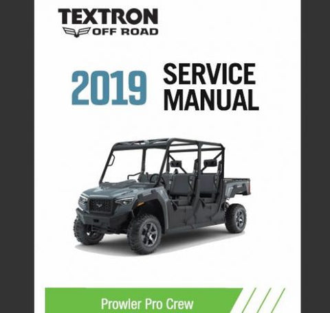 Unlock the full potential of your ARCTIC 2019 CAT TEXTRON OFF ROAD PROWLER PRO CREW with our comprehensive Service Repair Manual. This expertly crafted PDF file is your go-to resource for maintaining and troubleshooting your ROV, ensuring optimal performance and longevity.