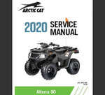 Discover the ultimate resource for maintaining your ARCTIC 2020 CAT ALTERRA 90 ATV with our comprehensive Service Repair Manual in PDF format. This manual is designed to provide you with detailed instructions and insights, ensuring that you can perform repairs and maintenance with confidence and ease.