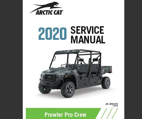 Discover the ultimate resource for maintaining your ARCTIC 2020 CAT Prowler Pro Crew models with our comprehensive ROV Service Repair Manual. This PDF file is meticulously designed to provide you with detailed instructions, diagrams, and troubleshooting tips, ensuring that you can keep your vehicle in peak condition.