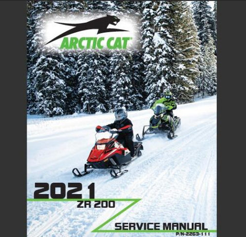Unlock the full potential of your ARCTIC 2021 CAT ZR 200 snowmobile with our comprehensive Service Repair Manual in PDF format. This essential guide is designed to provide you with detailed instructions, diagrams, and troubleshooting tips to keep your snowmobile running smoothly and efficiently.