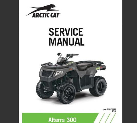 Unlock the full potential of your ARCTIC CAT ALTERRA 300 ATV with the 2021 Service Repair Manual. This comprehensive guide is designed to provide you with all the essential information needed for maintenance, troubleshooting, and repairs, ensuring your ATV runs smoothly and efficiently.