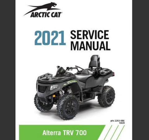  Unlock the full potential of your 2021 Arctic Cat Alterra TRV 700 ATV with our comprehensive Service Repair Manual. This essential guide is designed to provide you with detailed instructions and expert insights, ensuring that you can maintain and repair your ATV with confidence. From routine maintenance to complex repairs, this manual covers it all.