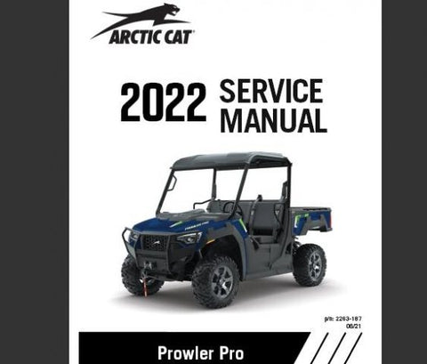 Discover the ultimate resource for maintaining your 2022 Arctic Cat Prowler Pro Model ROV with our comprehensive Service Repair Manual. This essential guide is designed to provide you with detailed instructions, diagrams, and troubleshooting tips to keep your vehicle running smoothly and efficiently.