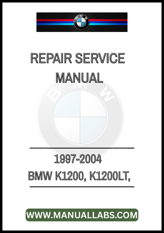 1997-2004 BMW K1200, K1200LT REPAIR SERVICE MANUAL - PDF FILE