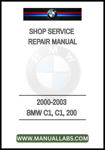 2000-2003 BMW C1, C1, 200 SHOP SERVICE REPAIR MANUAL -PDF FILE