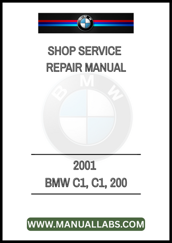 2001 BMW C1, C1, 200 FACTORY SHOP SERVICE REPAIR MANUAL - PDF FILE
