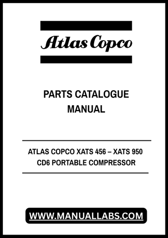 Discover the ultimate resource for your ATLAS COPCO XATS 456 and XATS 950 CD6 portable compressors with our comprehensive Parts Catalogue Manual. This PDF file is meticulously designed to provide you with detailed diagrams, part numbers, and specifications, ensuring you have everything you need for efficient maintenance and repairs.
