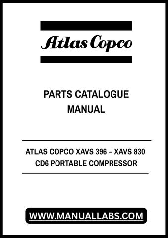 Discover the ultimate resource for maintaining your ATLAS COPCO XAVS 396 – XAVS 830 CD6 portable compressor with our comprehensive Parts Catalogue Manual. This PDF file is meticulously designed to provide you with detailed diagrams, part numbers, and specifications, ensuring you have everything you need for efficient repairs and maintenance.