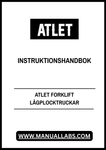 Enhance your operational efficiency with the ATLET Forklift Low-Level Order Picker Instruction Manual, available in a convenient PDF format. This comprehensive guide is designed to provide you with all the essential information needed to operate and maintain your low-level order picker safely and effectively.