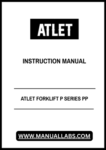 Enhance your operational efficiency with the ATLET Forklift P Series PP Instruction Manual, now available in a convenient PDF format. This comprehensive guide is designed to provide you with all the essential information needed to operate and maintain your forklift safely and effectively.
