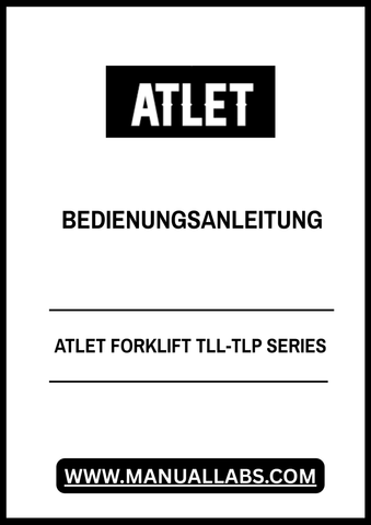 Discover the comprehensive ATLET Forklift TLL-TLP Series Operating Manual, available in a convenient PDF format. This essential guide is designed to enhance your understanding and operation of the TLL-TLP series forklifts, ensuring optimal performance and safety in your workplace.