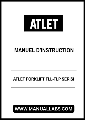 Enhance your operational efficiency with the ATLET Forklift TLL-TLP Series Instruction Manual, available in a convenient PDF format. This comprehensive guide is designed to provide you with all the essential information needed to operate and maintain your forklift safely and effectively.