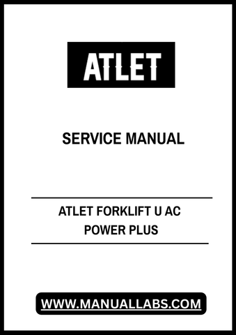 Enhance your operational efficiency with the ATLET Forklift U AC Power Plus Service Manual, available in a convenient PDF format. This comprehensive guide is designed to provide you with all the essential information needed to maintain and service your forklift effectively, ensuring optimal performance and longevity.