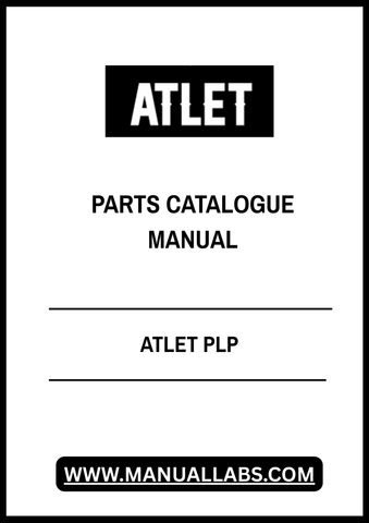 Discover the ATLET PLP Parts Catalogue Manual 159250, a comprehensive PDF file designed for easy access to essential parts information. This manual serves as a vital resource for technicians and maintenance professionals, ensuring you have the right parts at your fingertips to keep your equipment running smoothly.