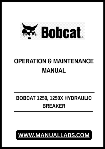 Unlock the full potential of your BOBCAT 1250 and 1250X Hydraulic Breaker with our comprehensive Operation & Maintenance Manual. This PDF file is designed to provide you with essential insights and step-by-step instructions to ensure optimal performance and longevity of your equipment.