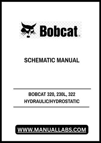 Discover the essential BOBCAT 320, 230L, 322 Hydraulic/Hydrostatic Schematic Manual (V-0174) in a convenient PDF format. This comprehensive guide is designed for operators and technicians, providing detailed schematics that simplify maintenance and troubleshooting for your BOBCAT equipment.