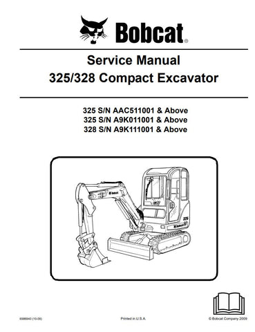 Unlock the full potential of your BOBCAT 325 and 328 Compact Excavators with our comprehensive Service Manual (AAC511001, A9K011001, A9K111001) in PDF format. This essential guide provides detailed maintenance procedures, troubleshooting tips, and technical specifications to ensure your equipment operates at peak performance. With easy navigation and clear illustrations, you'll save time and reduce downtime, making it an invaluable resource for both professionals and DIY enthusiasts. Invest in your machiner
