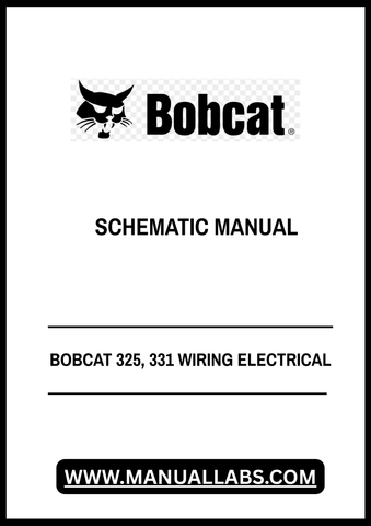 Discover the essential BOBCAT 325 and 331 Wiring Electrical Schematic Manual, now available in a convenient PDF format. This comprehensive guide is designed to provide you with detailed wiring diagrams and electrical schematics, ensuring you have the information you need for efficient troubleshooting and repairs.
