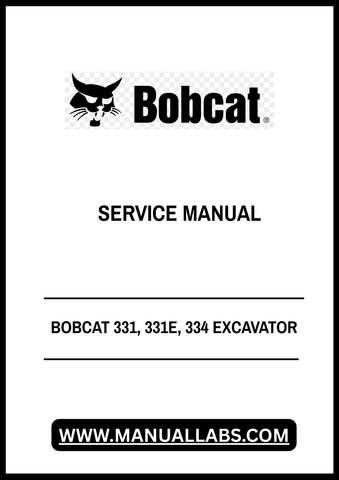 Introducing the BOBCAT 331, 331E, 334 Excavator Service Manual (Part Number: 6900464) in a convenient PDF format. This comprehensive guide is essential for anyone looking to maintain or repair their Bobcat excavators with precision and confidence.