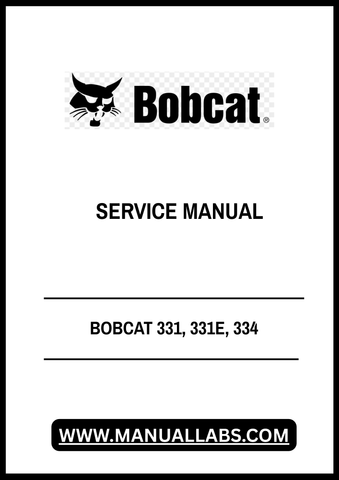 Discover the ultimate resource for your BOBCAT 331, 331E, and 334 models with the comprehensive Service Manual 6901139. This PDF file is designed to provide you with detailed insights and step-by-step instructions, ensuring that you can maintain and repir your equipment with confidence.
