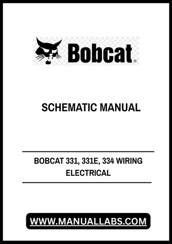 Discover the essential BOBCAT 331, 331E, and 334 Wiring Electrical Schematic Manual, now available in a convenient PDF format. This comprehensive guide is designed to provide you with detailed wiring diagrams and electrical schematics, ensuring you have the information you need to troubleshoot and maintain your equipment effectively.