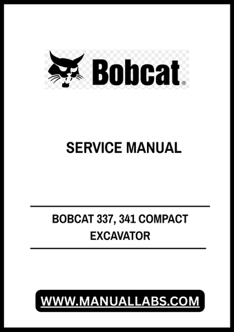 Unlock the full potential of your BOBCAT 337 and 341 Compact Excavators with the comprehensive Service Manual (Part Number: 6986746). This PDF file is an essential resource for operators and technicians alike, providing detailed insights into maintenance, troubleshooting, and repair procedures tailored specifically for these models.