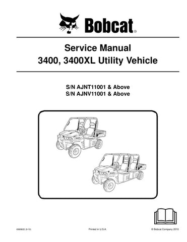 Unlock the full potential of your BOBCAT 3400 and 3400XL Utility Vehicles with the comprehensive Service Manual (Part No. 6989602). This PDF file is an essential resource for both novice and experienced operators, providing detailed maintenance procedures, troubleshooting tips, and repair guidelines to keep your vehicle running smoothly. With easy navigation and clear illustrations, you can quickly find the information you need to ensure optimal performance and longevity of your equipment. Invest in this in
