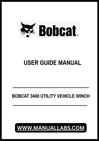 Enhance your Bobcat 3400 Utility Vehicle experience with the comprehensive Winch User Guide Manual (Part Number: 6990128). This PDF file is designed to provide you with all the essential information you need to operate and maintain your winch effectively, ensuring optimal performance in any task.