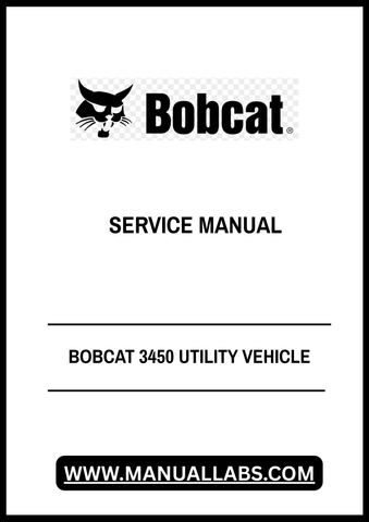 Discover the essential BOBCAT 3450 Utility Vehicle Service Manual (AJNY11001) in a convenient PDF format. This comprehensive guide is designed to provide you with all the necessary information to maintain and repair your utility vehicle efficiently. With detailed diagrams, step-by-step instructions, and troubleshooting tips, you can ensure your BOBCAT 3450 operates at peak performance.