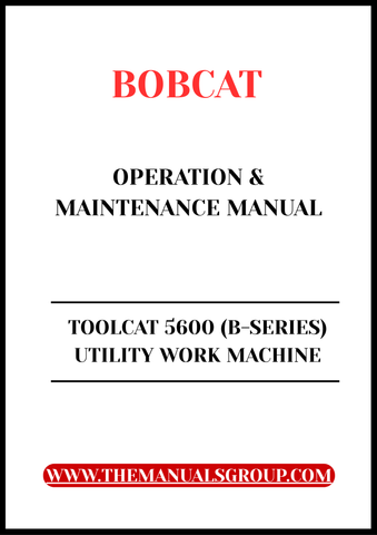 Discover the essential BOBCAT 3650 Utility Vehicle Operation & Maintenance Manual, designed to enhance your vehicle's performance and longevity. 