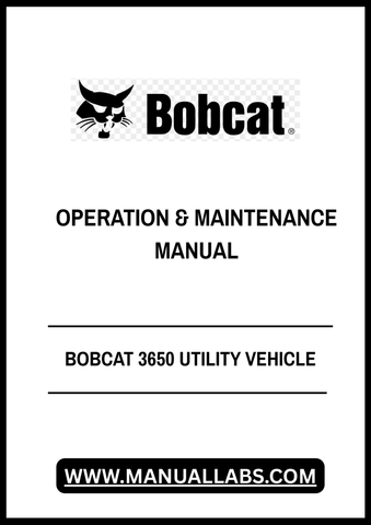 Enhance your Bobcat 3650 Utility Vehicle experience with the comprehensive Operation & Maintenance Manual (AVW411001) available in a convenient PDF format. This essential guide provides detailed instructions and insights to ensure your vehicle operates at peak performance, making it an invaluable resource for both new and seasoned operators.