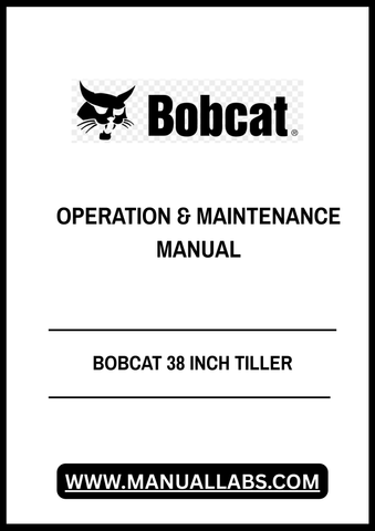 Discover the essential BOBCAT 38 Inch Tiller Operation & Maintenance Manual (614400101) in a convenient PDF format. This comprehensive guide is designed to help you maximize the performance and longevity of your tiller, ensuring you get the most out of your investment.