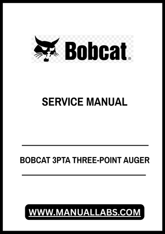 Enhance your equipment maintenance with the BOBCAT 3PTA Three-Point Auger Service Manual (AMJS00101). This comprehensive PDF file is designed to provide you with all the essential information needed to keep your auger in optimal working condition. With detailed diagrams and step-by-step instructions, you can easily navigate through repairs and servicing.