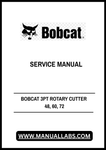 Enhance your maintenance routine with the BOBCAT 3PT Rotary Cutter Service Manual. Designed for models 48, 60, and 72, this comprehensive PDF file provides essential guidance for optimal performance and longevity of your equipment.