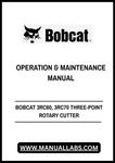 Enhance your equipment's performance with the BOBCAT 3RC60 and 3RC70 Three-Point Rotary Cutter Operation & Maintenance Manual (PDF File). This comprehensive guide is designed to help you maximize the efficiency and longevity of your rotary cutter, ensuring you get the most out of your investment.
