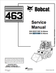 Access the BOBCAT 463 Service Manual (6901812) in PDF format. Get detailed maintenance and repair information to keep your equipment running smoothly.
