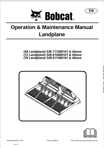 Discover the comprehensive operation and maintenance manual for BOBCAT 48, 72, and 78 landplanes. Download the PDF file for essential guidelines and tips.