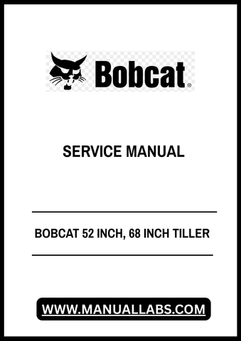 Discover the essential BOBCAT 52 Inch and 68 Inch Tiller Service Manual (Part Number: 6900893) in a convenient PDF format. This comprehensive guide is designed to help you maintain and troubleshoot your tiller with ease, ensuring optimal performance and longevity.