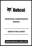 Enhance the performance and longevity of your BOBCAT 543B Loader with the comprehensive Operation & Maintenance Manual (Part Number: 6722480). This PDF file is an essential resource for operators and maintenance personnel, providing detailed instructions and guidelines to ensure your equipment runs smoothly and efficiently.