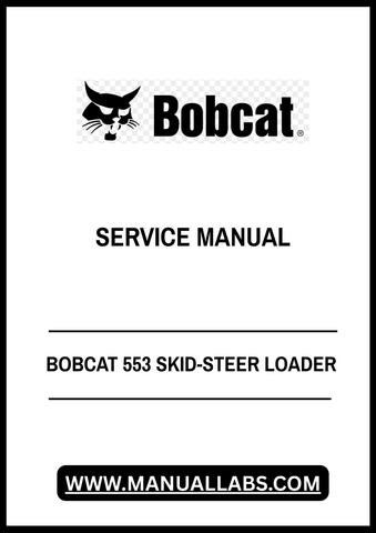 Unlock the full potential of your BOBCAT 553 Skid-Steer Loader with the comprehensive Service Manual (Part No. 6904705) in PDF format. This essential guide provides detailed instructions, diagrams, and troubleshooting tips to ensure your equipment operates at peak performance.