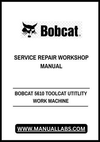 Unlock the full potential of your BOBCAT 5610 Toolcat Utility Work Machine with our comprehensive Service Repair Workshop Manual. This PDF file is designed to provide you with detailed insights and step-by-step instructions for maintenance and repairs, ensuring your machine operates at peak performance.