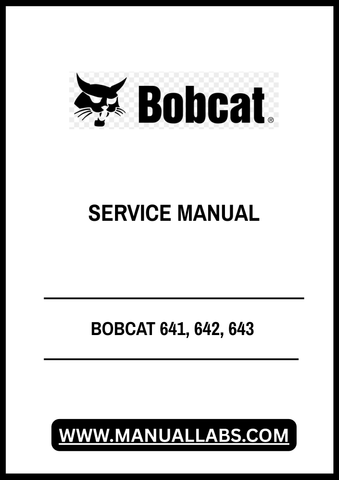 Discover the ultimate resource for maintaining your BOBCAT 641, 642, and 643 models with the BOBCAT 641, 642, 643 Service Manual (6566135) in PDF format. This comprehensive guide is designed to provide you with detailed instructions, diagrams, and troubleshooting tips to keep your equipment running smoothly and efficiently.