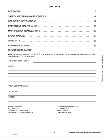BOBCAT (6724016ENUS) OPERATION AND MAINTENANCE MANUAL PDF FILE