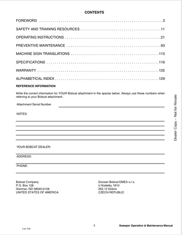 BOBCAT (6724016ENUS) OPERATION & MAINTENANCE MANUAL PDF DOWNLOAD