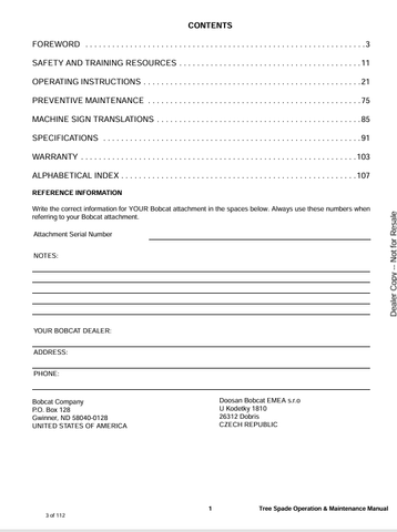 BOBCAT (6904224ENUS) OPERATION & MAINTENANCE MANUAL PDF DOWNLOAD