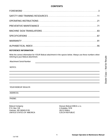 BOBCAT (6904232ENUS) OPERATION & MAINTENANCE MANUAL PDF DOWNLOAD